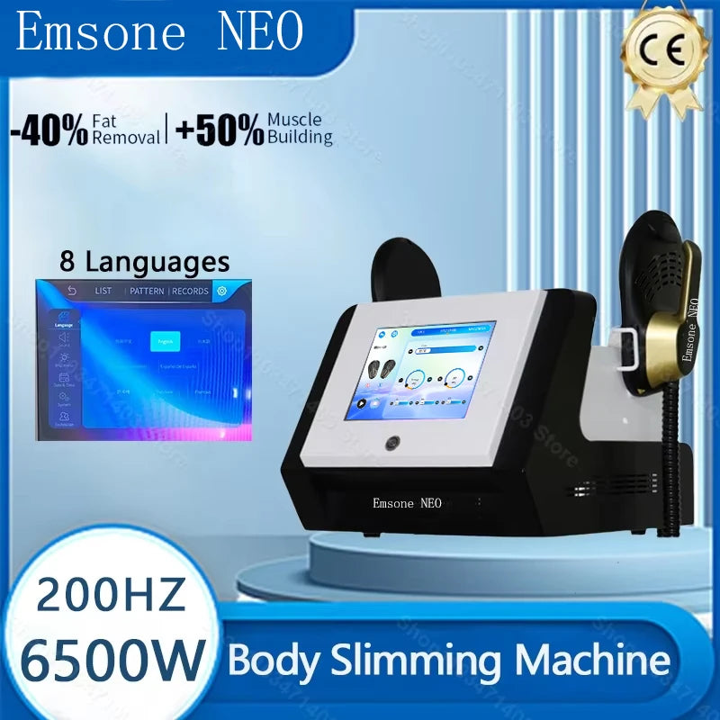 Professional 6500W RF EMS Body Slim Machine Build Muscle Fat Burning EMS Equipment Emsone Neo New Upgrade Nova Machine