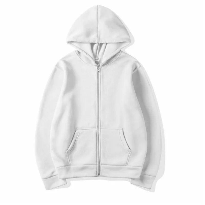 Women Fleece Zip Up Hoodies Running Sports Sweatshirts Fashion Female Classic Casual Zipper Jackets Y2k Hip Hop Streetwear
