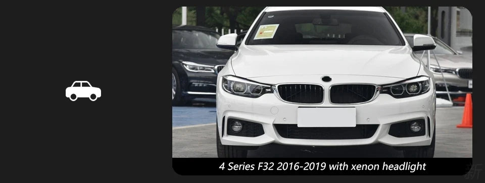 Headlight For BMW F32 2012-2019 F82 M4 GTS Car автомобильные товары LED DRL 425i 428i 430i 435i F36 F80 F33 Car Accessories