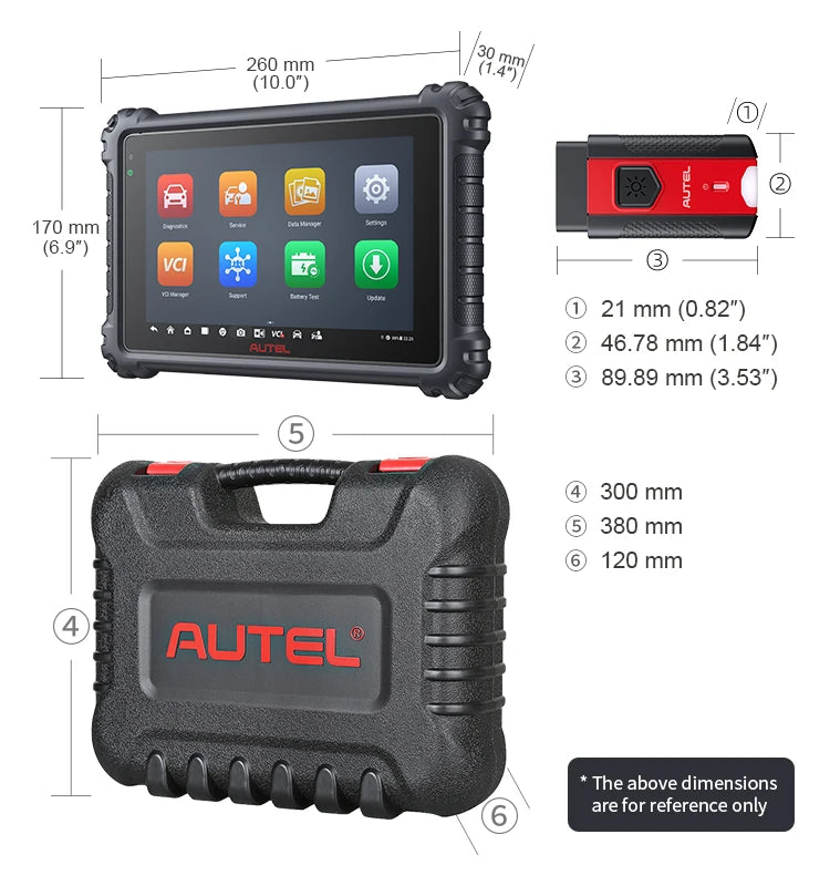 Autel MK906PRO Car Diagnostic Tool Bi-Directional Scanner CAN FD DOIP Support Upgraded MK906BT MS906BT ECU Coding