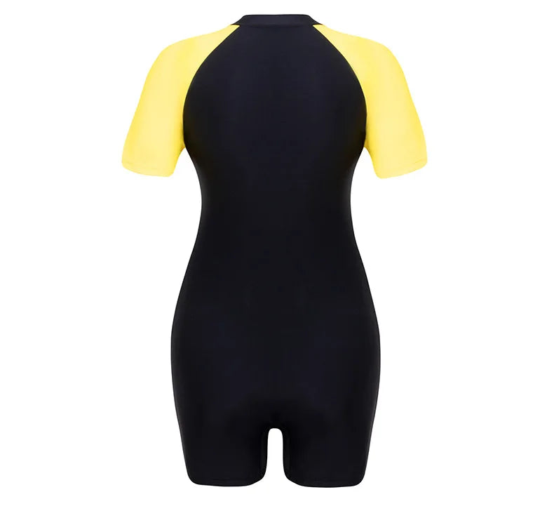 Women's Speed Suit Swimsuit 2025 New Style Thermal Bath Slimming plus Size Pure Desire Swimming Pool Competition Special