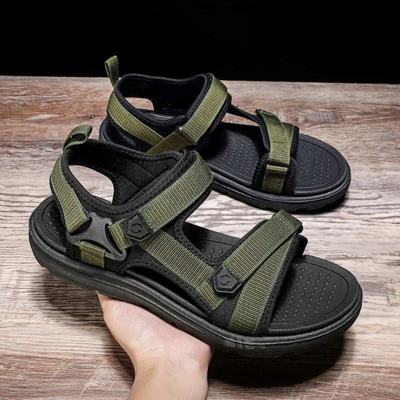 Summer Sandals for Men Leisure Beach Sandals Male Fashion Leisure Beach Holiday Sandals  Shoes Lightweight Outdoor Casual Shoes