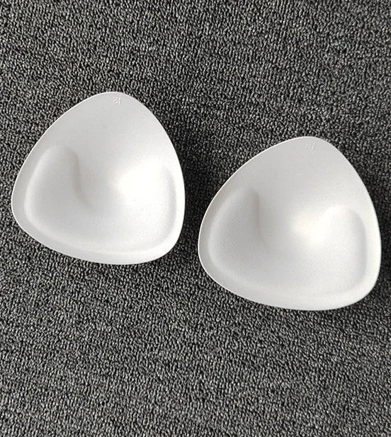Triangle Sponge Push Up Bra Pads Set for Women Invisible Insert Swimsuit Bikini Breast Enhancers Chest Cup Pads Accessories