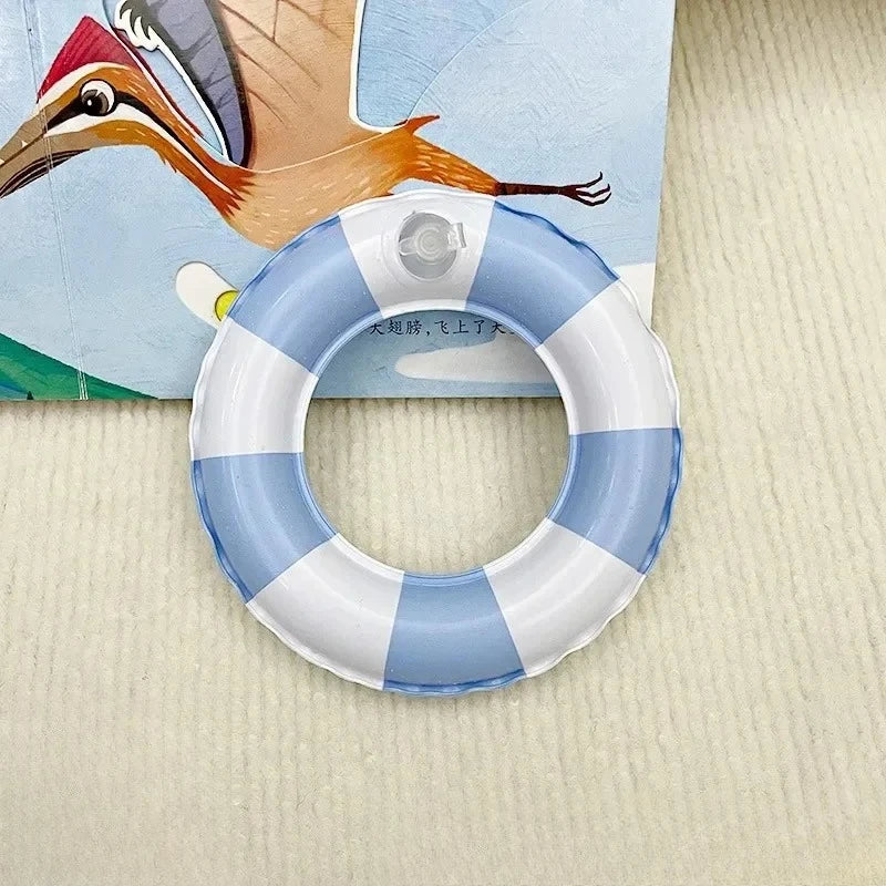 Swimsuit Beach Diving Surfboard for 15/17cm Labubu Glasses Swimming Circle for Labubu V1/V2/V3 Doll Clothes Outfit Accessories