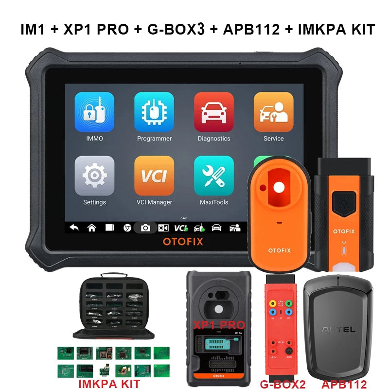 OTOFIX IM1 XP1 Por Automotive Key FOB Programming Tool Immobilizer Programmer Diagnostic Tool Full System Scanner 2 Year Update