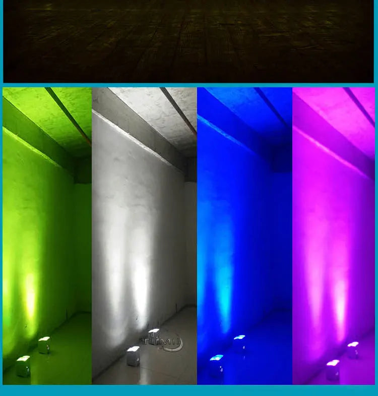 8Pcs 6x18w LED RGBWA+UV 6in1 Wireless Battery Led Stage Up Par Light With Bar Flightcase Disco Party Home DJ Professiona