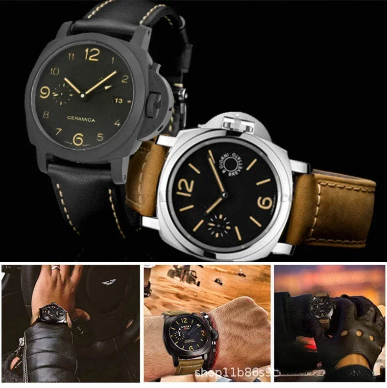 Genuine Leather Watch Strap for Panerai Band Men Women PAM111/441/312 Horse Cowhide Leather Belts 20mm 22mm 24mm 26mm for Casio
