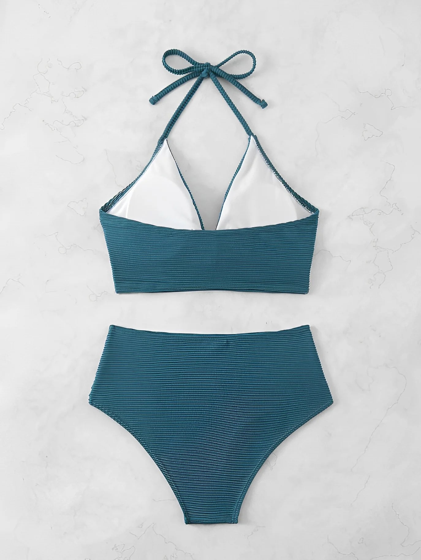 Sexy High Waist Bikini 2026 Women Halter Swimwear Female Swimsuit Solid Bathers Swimming Bathing Swim Suit Summer Beachwear