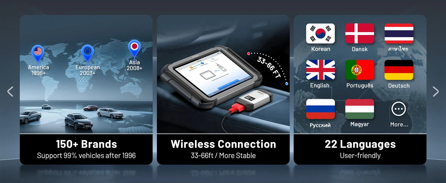 XTOOL D9S PRO Bluetooth Diagnostic Tool ECU Coding Programming Automotive Scanner Key Programmer Topology Map CAN FD DoIP
