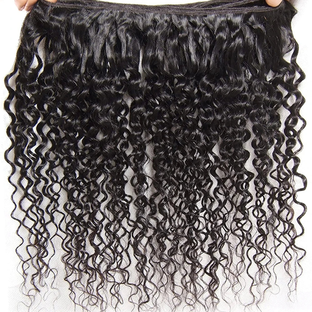 UNice Hair Curly Hair Bundles Unprocessed Natural Color 10A Grade 100% Human Hair 1/3/4 PCS Deal