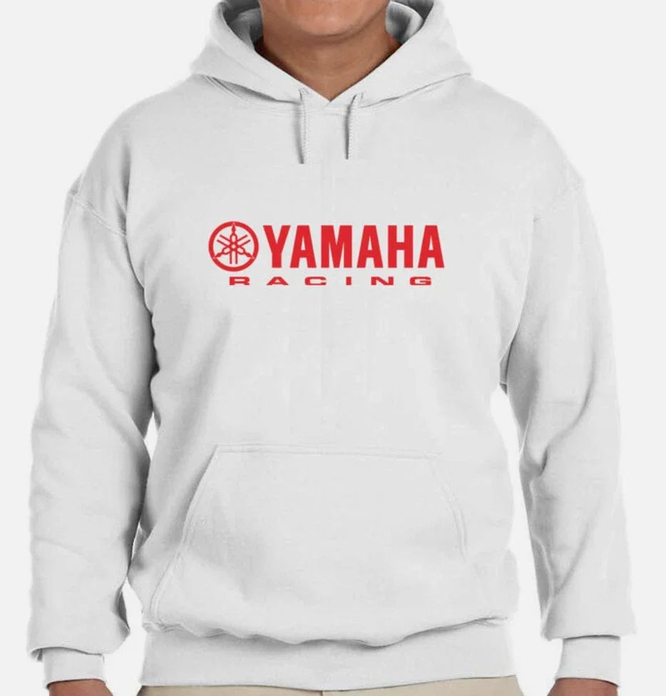 Yamaha racing motorcycle hoodie, autumn and winter men's fashion street hip-hop sweater, women's outdoor sports jacket