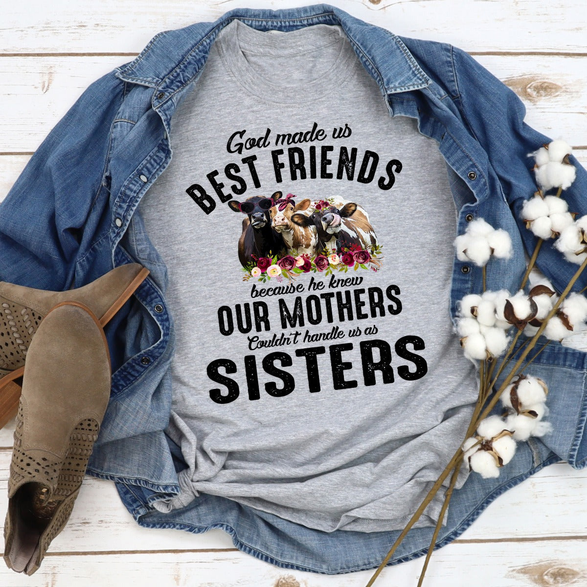 God Made Us Best Friends T-Shirt