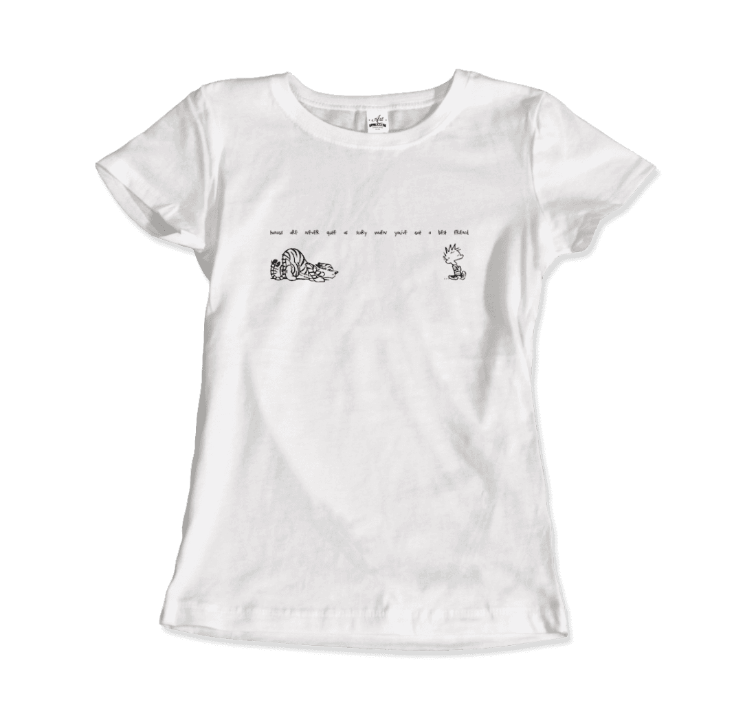 Calvin and Hobbes Best Friends Quote t-shirt