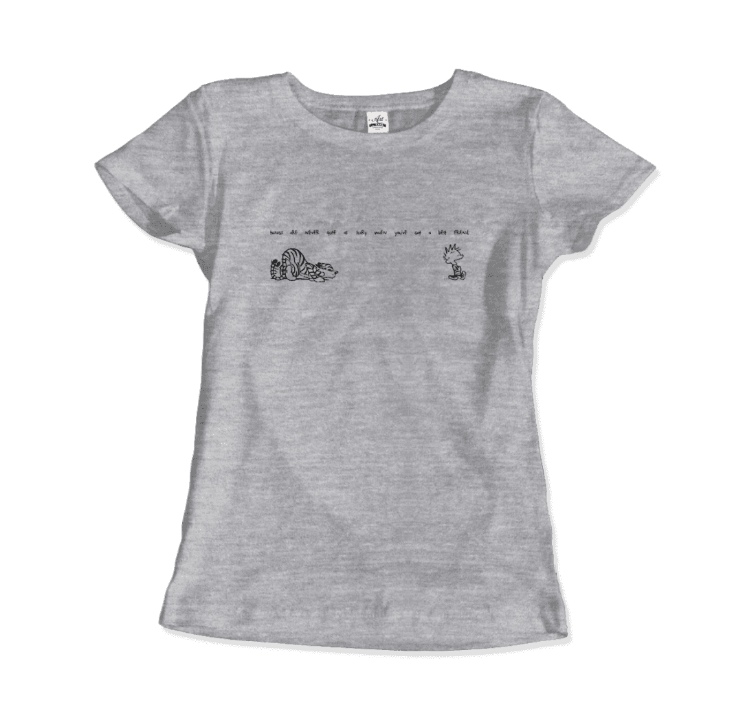 Calvin and Hobbes Best Friends Quote t-shirt