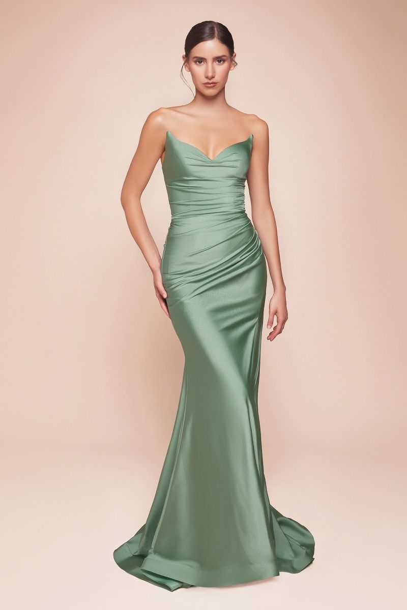 Elegant Embellished Formal Long Special Occasion Gown Detailed CDCD791