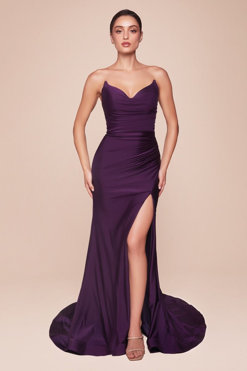 Elegant Embellished Formal Long Special Occasion Gown Detailed CDCD791