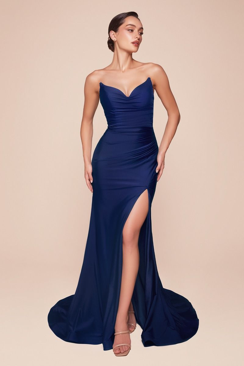 Elegant Embellished Formal Long Special Occasion Gown Detailed CDCD791