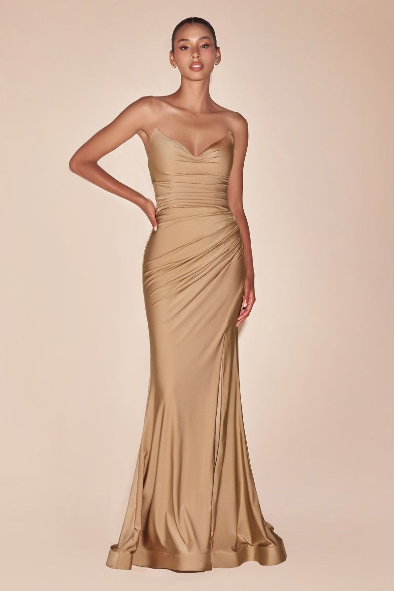 Elegant Embellished Formal Long Special Occasion Gown Detailed CDCD791
