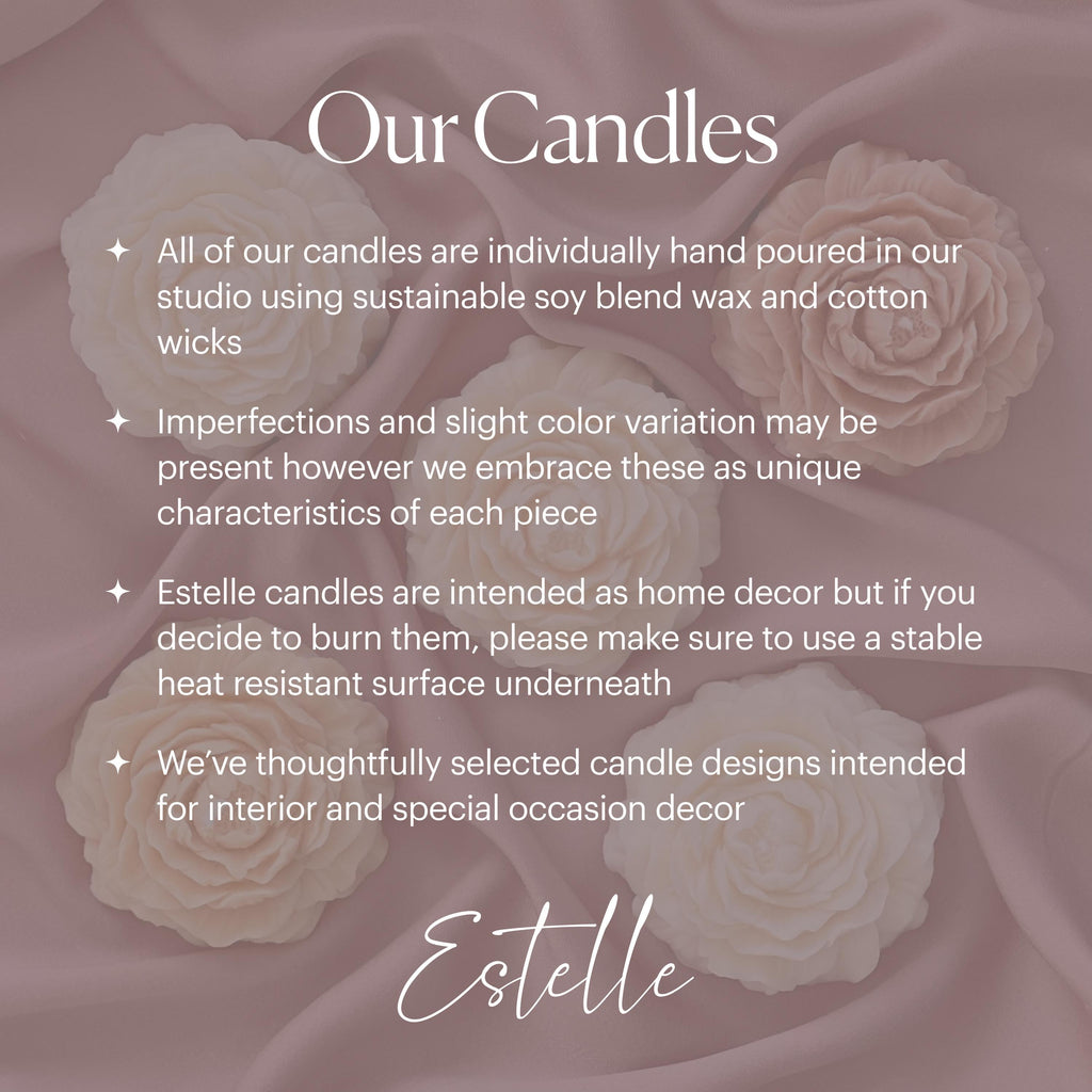 Short Column Pillar Candle | Handmade Decorative Candle
