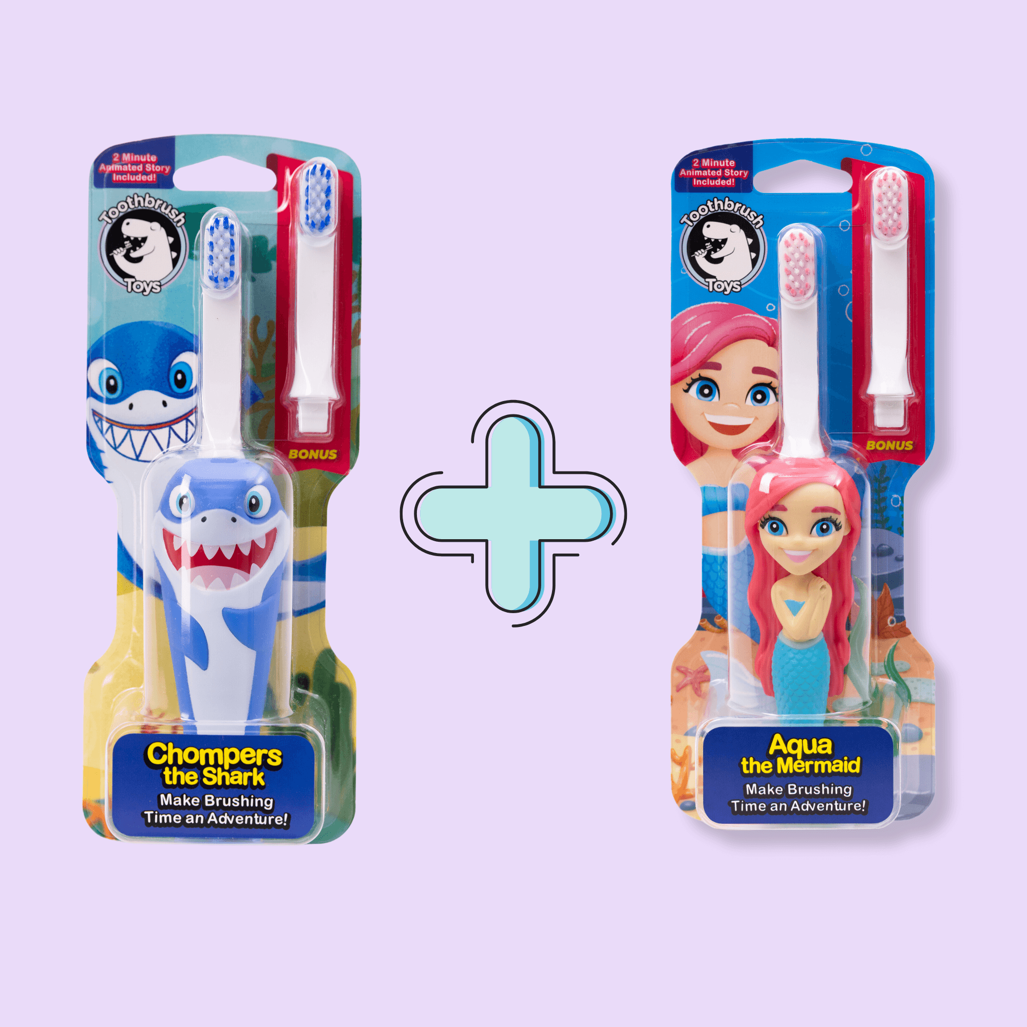 Toothbrush Toys Undersea Adventure Toothbrush Set for Kids Bundle