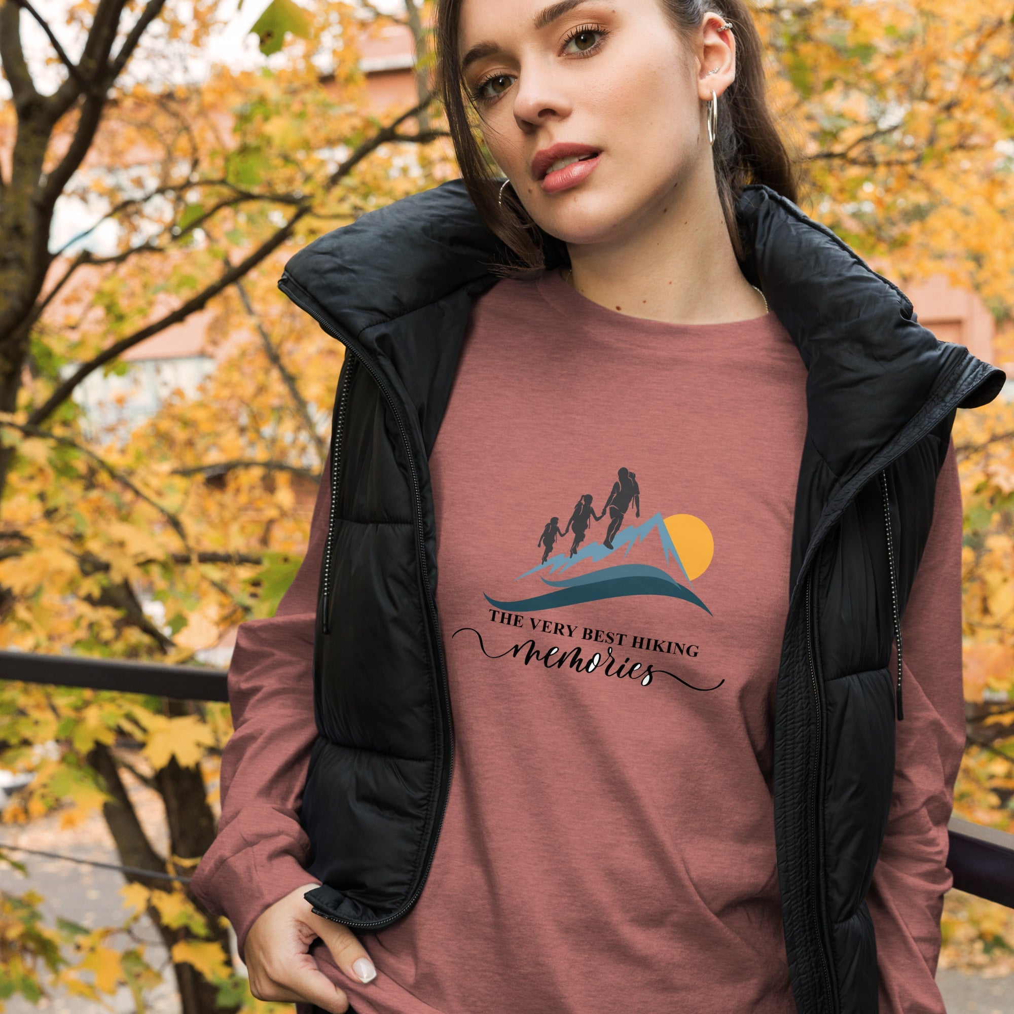 Hiking Alpine the  Best Memories Unisex Long Sleeve Tee