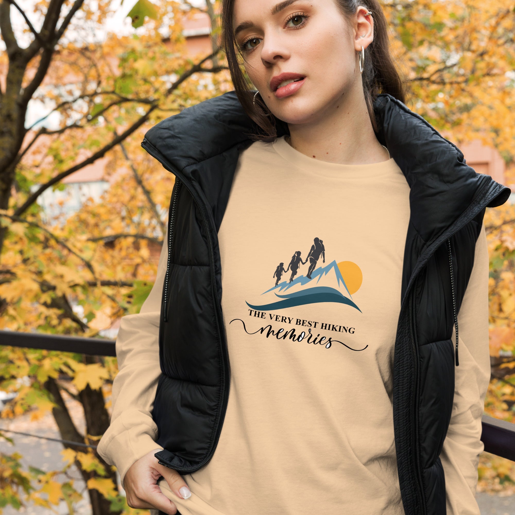 Hiking Alpine the  Best Memories Unisex Long Sleeve Tee