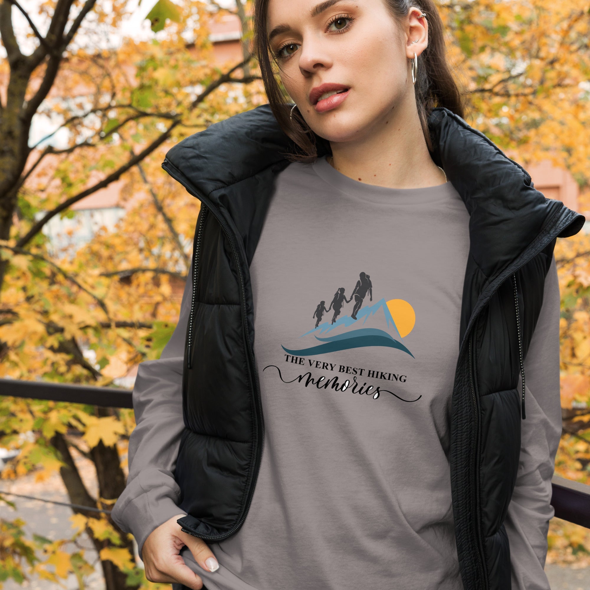 Hiking Alpine the  Best Memories Unisex Long Sleeve Tee